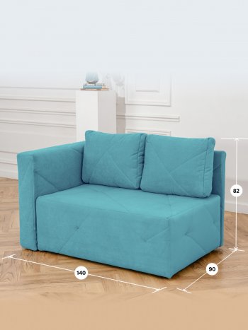 Диван 1010 мятный, левый (BRENDOSS) в Богдановиче - bogdanovich.mebel-e96.ru