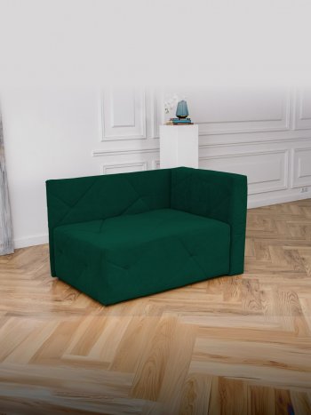 Диван 1010 изумруд, правый (BRENDOSS) в Богдановиче - bogdanovich.mebel-e96.ru