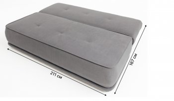 Диван-кровать 1001 серый (Brendoss) в Богдановиче - bogdanovich.mebel-e96.ru