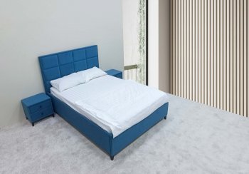 Кровать с подъемным механизмом Мега синий (Лин) в Богдановиче - bogdanovich.mebel-e96.ru