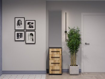 Тумба с зеркалом Аэлита сек.2 (Росток) в Богдановиче - bogdanovich.mebel-e96.ru