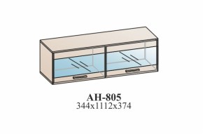 Антресоль ЛОТОС (АН-805) Бодега белая в Богдановиче - bogdanovich.mebel-e96.ru | фото