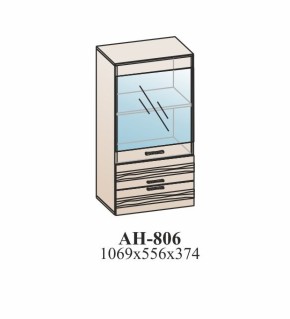 Антресоль ЛОТОС (АН-806) Бодега белая в Богдановиче - bogdanovich.mebel-e96.ru | фото