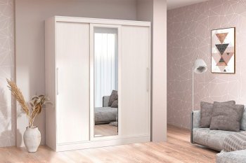 Шкаф-купе 1700 мм 3-х дверный с 1-м зеркалом (арт. 012) бодега (Диал) в Богдановиче - bogdanovich.mebel-e96.ru