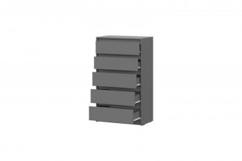 Комод Айден КМ06-700 серый графит (ИЦ) в Богдановиче - bogdanovich.mebel-e96.ru