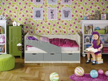 Кровать Бабочки Шарли бриз (Миф) в Богдановиче - bogdanovich.mebel-e96.ru