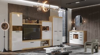 Стенка Бастон+шкаф (Эра) в Богдановиче - bogdanovich.mebel-e96.ru