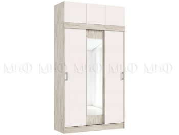 Шкаф-купе 1300 мм +антресоль Роджина крафт/кашемир (Миф) в Богдановиче - bogdanovich.mebel-e96.ru