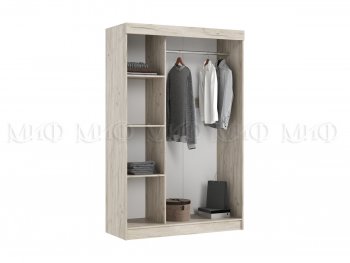 Шкаф-купе Бася 1300 мм крафт/кашемир (Миф) в Богдановиче - bogdanovich.mebel-e96.ru
