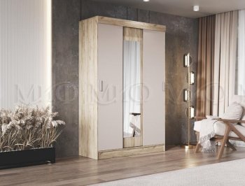 Спальный гарнитур Бася крафт/кашемир (Миф) в Богдановиче - bogdanovich.mebel-e96.ru