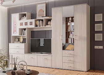 Стенка Белла 3200 (БТС) в Богдановиче - bogdanovich.mebel-e96.ru