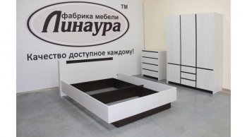 Кровать двуспальная Бостон анкор (Лин) в Богдановиче - bogdanovich.mebel-e96.ru