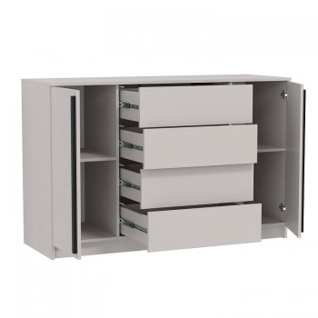 Комод 67.11 Брандо ЛДСП New кашемир (Олмеко) в Богдановиче - bogdanovich.mebel-e96.ru