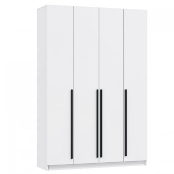 Шкаф 1600 мм 67.13 Брандо ЛДСП белый (высота 2400) (Олмеко) в Богдановиче - bogdanovich.mebel-e96.ru