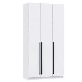 Шкаф 1200 мм 67.12 Брандо ЛДСП Белый (высота 2400) (Олмеко) в Богдановиче - bogdanovich.mebel-e96.ru