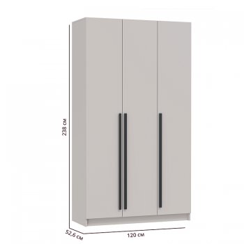Шкаф 1200 мм 67.12 Брандо ЛДСП Кашемир (высота 2400) (Олмеко) в Богдановиче - bogdanovich.mebel-e96.ru