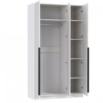 Шкаф 1200 мм 67.15 Брандо МДФ Белый (высота 2150) (Олмеко) в Богдановиче - bogdanovich.mebel-e96.ru