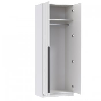 Шкаф 800 мм 67.17 Брандо МДФ Белый (высота 2150) (Олмеко) в Богдановиче - bogdanovich.mebel-e96.ru