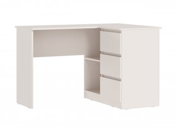 Письменный стол угловой + Стеллаж Челси кашемир (Миф) в Богдановиче - bogdanovich.mebel-e96.ru