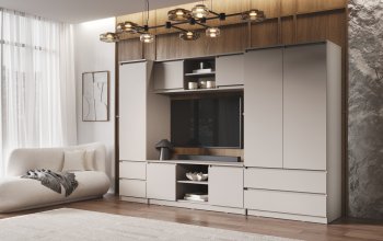 Стенка Челси Кашемир (Миф) в Богдановиче - bogdanovich.mebel-e96.ru