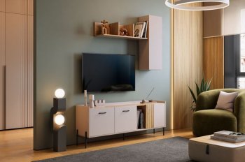 Стенка Доминика модульная  (Мебельсон) в Богдановиче - bogdanovich.mebel-e96.ru