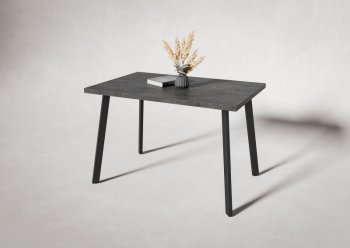 Стол нераздв. Дублин 32 КРАФТ В2, ЛДСП Цемент темный (Вудман) в Богдановиче - bogdanovich.mebel-e96.ru