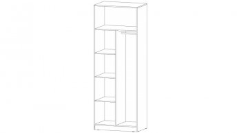 Шкаф 800 мм Элегант Белый (Лин) в Богдановиче - bogdanovich.mebel-e96.ru