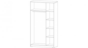 Шкаф 1200 мм Элегант Белый (Лин) в Богдановиче - bogdanovich.mebel-e96.ru