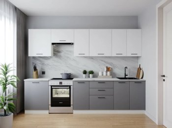 Кухонный гарнитур Элеганция 3000 мм (Санвут) в Богдановиче - bogdanovich.mebel-e96.ru