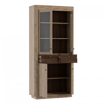 Шкаф витрина 34.05 Фантазия (Олмеко) в Богдановиче - bogdanovich.mebel-e96.ru