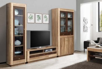 Стенка Фантазия модульная (Олмеко) в Богдановиче - bogdanovich.mebel-e96.ru