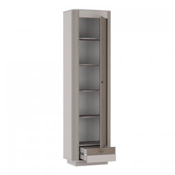 Шкаф пенал 34.30 Фантазия кашемир (Олмеко) в Богдановиче - bogdanovich.mebel-e96.ru