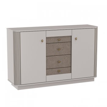 Комод Фантазия 34.11 кашемир (Олмеко) в Богдановиче - bogdanovich.mebel-e96.ru