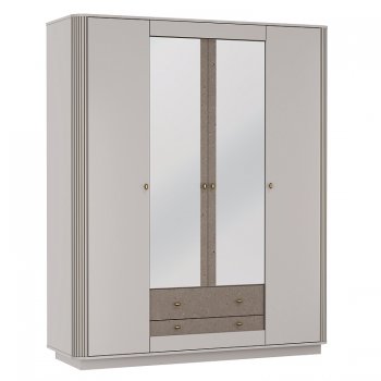 Шкаф 1700 мм Фантазия 34.01 кашемир (Олмеко) в Богдановиче - bogdanovich.mebel-e96.ru