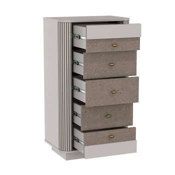 Комод 34.12 Фантазия кашемир (Олмеко) в Богдановиче - bogdanovich.mebel-e96.ru