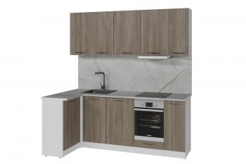 Угловой кухонный гарнитур Фьюджи прайм 400 1100*2000 мм (Герда) в Богдановиче - bogdanovich.mebel-e96.ru