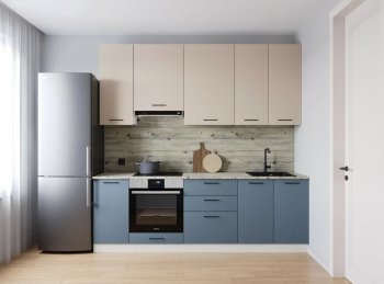 Кухонный гарнитур Фьюжн 2400 мм Sanvut в Богдановиче - bogdanovich.mebel-e96.ru