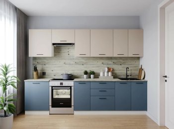 Кухонный гарнитур Фьюжн 3000 мм (Санвут) в Богдановиче - bogdanovich.mebel-e96.ru