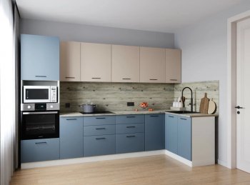 Угловой кухонный гарнитур Фьюжн 3200*1400 мм (Санвут) в Богдановиче - bogdanovich.mebel-e96.ru