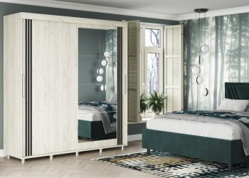 Шкаф-купе 2000 мм Форест крафт белый (Стиль) в Богдановиче - bogdanovich.mebel-e96.ru