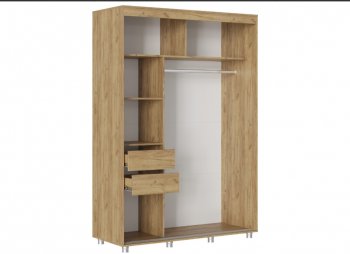 Шкаф-купе 1500 мм Форест крафт золотой(Стиль) в Богдановиче - bogdanovich.mebel-e96.ru