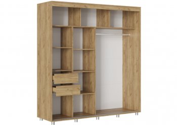 Шкаф-купе 2000 мм Форест крафт золотой(Стиль) в Богдановиче - bogdanovich.mebel-e96.ru