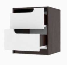 Тумба прикроватная Гавана белый (Текс) в Богдановиче - bogdanovich.mebel-e96.ru