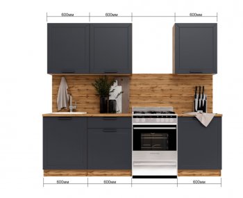 КУхонный гарнитур Глетчер 1800 мм маренго (Сурская) в Богдановиче - bogdanovich.mebel-e96.ru