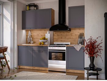 КУхонный гарнитур Глетчер 1800 мм маренго (Сурская) в Богдановиче - bogdanovich.mebel-e96.ru