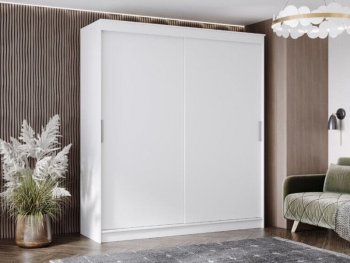 Шкаф-купе 2000 мм Гранд-1 ЛДСП, белый гладкий (Эра) в Богдановиче - bogdanovich.mebel-e96.ru