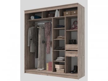 Шкаф-купе 2000 мм Гранд-1 ЛДСП, дуб горный (Эра) в Богдановиче - bogdanovich.mebel-e96.ru