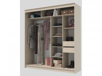 Шкаф-купе 2000 мм Гранд-1 ЛДСП, сатин (Эра) в Богдановиче - bogdanovich.mebel-e96.ru