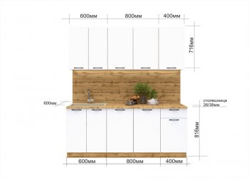 КУхонный гарнитур Хелмер 1800 мм (Сурская) в Богдановиче - bogdanovich.mebel-e96.ru