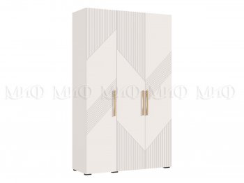 Шкаф 1350 мм Ирис с антресолью, кашемир (Миф) в Богдановиче - bogdanovich.mebel-e96.ru